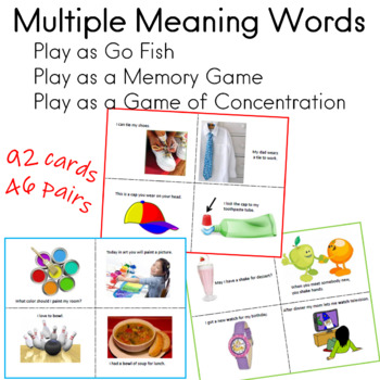 multiple meaning Playing Cards