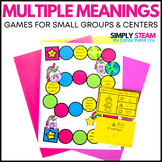 Multiple Meaning Words Games for Kindergarten