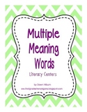 Multiple Meaning Words Literacy Centers