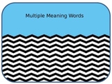 Multiple Meaning Words Power Point