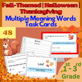 Fall-Themed | Halloween | Thanksgiving: 48 Multiple Meanin