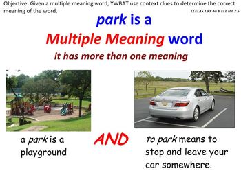 Preview of Multiple Meaning Words-Using Context Clues
