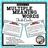 Multiple Meaning Words with Dictionary Entries