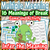 Multiple Meanings of Break Center Activity and Connect 4 Game