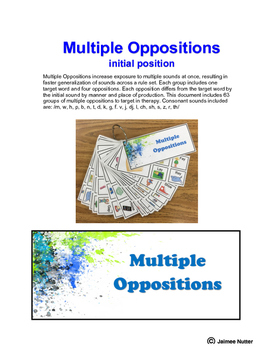 Preview of Multiple Oppositions