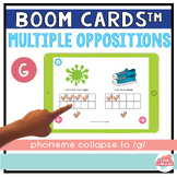 Multiple Oppositions Boom Cards™--Phoneme Collapse to /g/