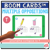 Multiple Oppositions Boom Cards™--Phoneme Collapse to /t/
