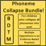 Multiple Oppositions Bundle! Phoneme Collapse B D T M