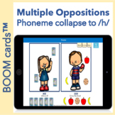 Multiple Oppositions H phoneme collapse Boom Cards