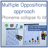 #may24halfoffspeech Multiple Oppositions d initial phoneme