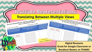 Preview of Multiple Representations: Translating Between Multiple Views | Digital Activity