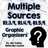 Multiple Sources Informational Text Graphic Organizers RI.