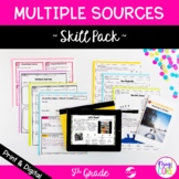 Multiple Sources in Nonfiction Skill Pack - RI.5.7 - Print