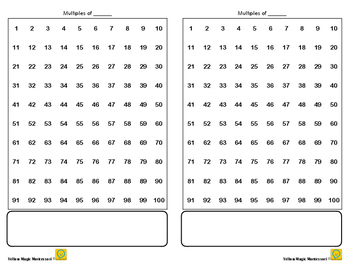 The Whole Number Table - MATH-Inic