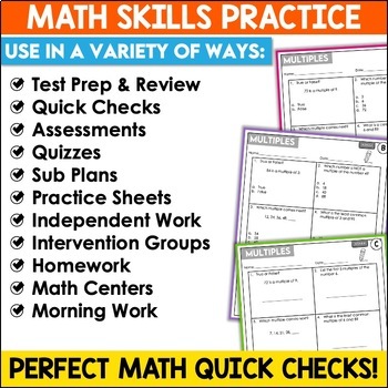 Multiples Worksheets by Shelly Rees | Teachers Pay Teachers