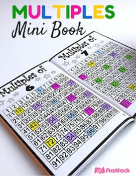 Preview of Multiples, Multiplication Individual Book
