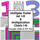 Multiples Posters (1-12) & Multiplication Charts (1-10) / 