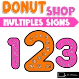 Multiples Posters Donut Shop Classroom Decor Skip Counting