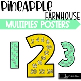 Multiples Posters Pineapple Farmhouse Classroom Decor Trop