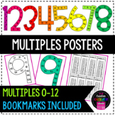 Multiples Posters - Skip Counting 0-12 - Bookmarks Included