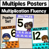 Multiples and Skip Counting Anchor Charts Posters for Mult