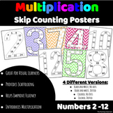 Multiples / Skip Counting Posters For Multiplication Facts 1-12