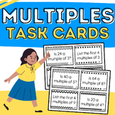 Multiples Task Cards: 3rd-5th Grade Math Activity with Answer Key