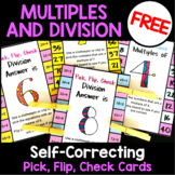 Multiples and Division Free Clip Cards