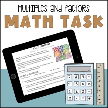 Multiples and Factors Math Activity - Project Based Learning by On the DL