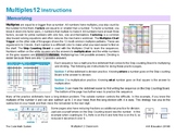 Multiples and Factors Practice Pages