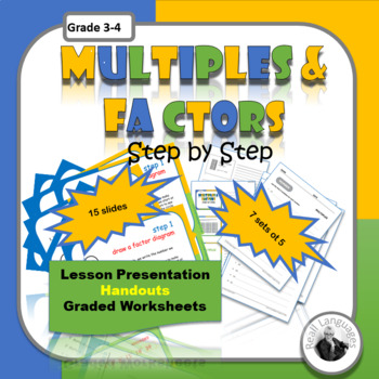 Preview of Multiples and Factors Step by Step