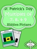 Multiples of 7,8, & 9: Hidden St. Patrick's Day Picture Activity
