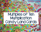 Multiples of Ten Candy Land Cards