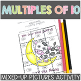 Multiples of Ten Mystery Pictures Multiplying by 10 Math Puzzles