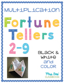 Multipliation Facts Fortune Tellers (Cootie Catchers) 2-9