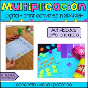 Preview of Multiplicación MEGA BUNDLE Las tablas de multiplicar | Multiplication in Spanish
