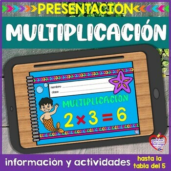 Preview of Multiplicación/Multiplication Spanish Power Point 