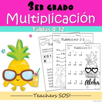 Preview of Multiplicación- Factores 0-12 (Multiplication SPANISH)