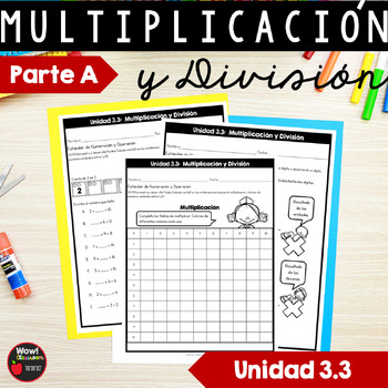 Preview of Multiplicación y División (A) | Hojas de tareas