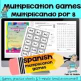 Multiplicando Por 8 - Spanish Multiplication Games