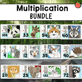 Multiplication 1 to 12 times tables color the animals Boom