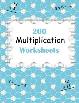 Preview of Multiplication Worksheets