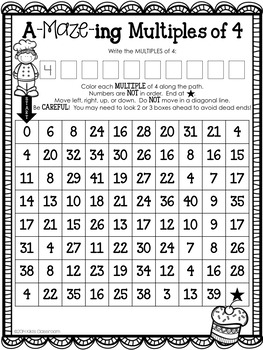 Multiplication Fact Practice - 3rd Grade Print & Go Pack by Kiki's ...
