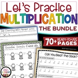 Multiplication Worksheets + Multiplication Game - Multiplication Fact Practice
