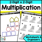 2 Digit Multiplication Practice Worksheets for Multiplying