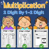 Multiplication 2 Digit By 1-2 Digit + Word Problem Solving