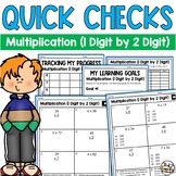 Multiplication 2 Digit by 1 Digit Quick Checks