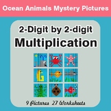 Multiplication: 2-Digit by 2-Digit - Color-By-Number Math 
