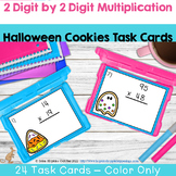 Multiplication 2 Digit by 2 Digit Task Cards with Hallowee