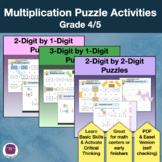 Gr4/5 Multiplication Practice & Logic Bundle | Slides, PDF